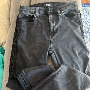 HUDSON LACE UP SIDE JEANS